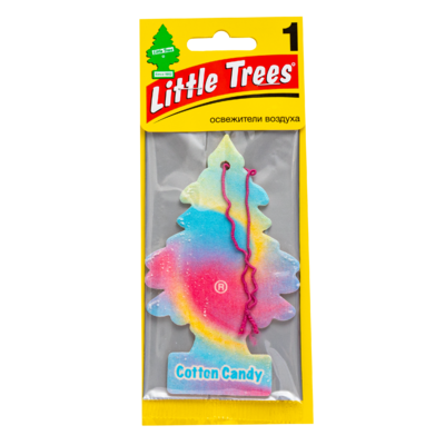 Little Trees Ароматизатор Ёлочка «Сладкая вата» (Cotton Candy)