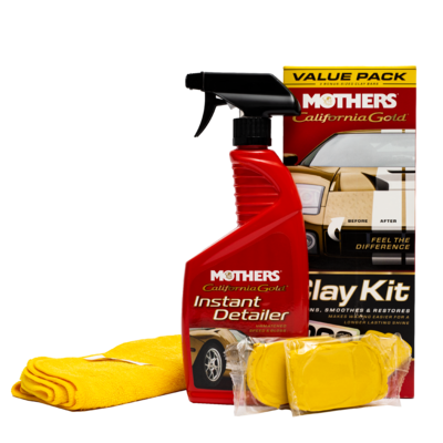 Mothers California Gold Набор для глубокой очистки кузова с глиной Clay Kit MS07240