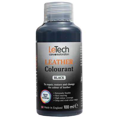 LeTech Краска для кожи (Leather Colourant) Black Expert Line 100мл