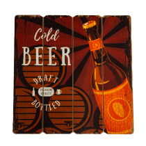 Табличка декоративная МДФ 40х40 см (Cold Beer) DE-4040MDF-CB
