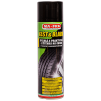 MA-FRA VIP чернение для шин с восстанавливающим эффектом FAST & BLACK (spray) 500мл H0692