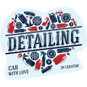 Стикер «Detailing. Car with love» LERATON
