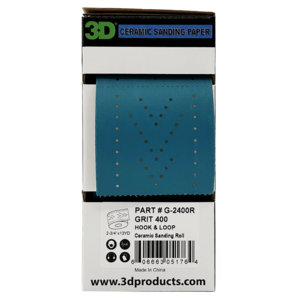 3D Шлифовальный материал в полосе Ceramic Paper 2-3/4'x13yd 400 Grit Multi-Hole G-2400R