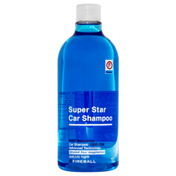 FIREBALL Шампунь для ручной мойки фруктово-цитрусовый (синий) Super Star Shampoo 1:500 PH7 1л FB-SSBL-1000