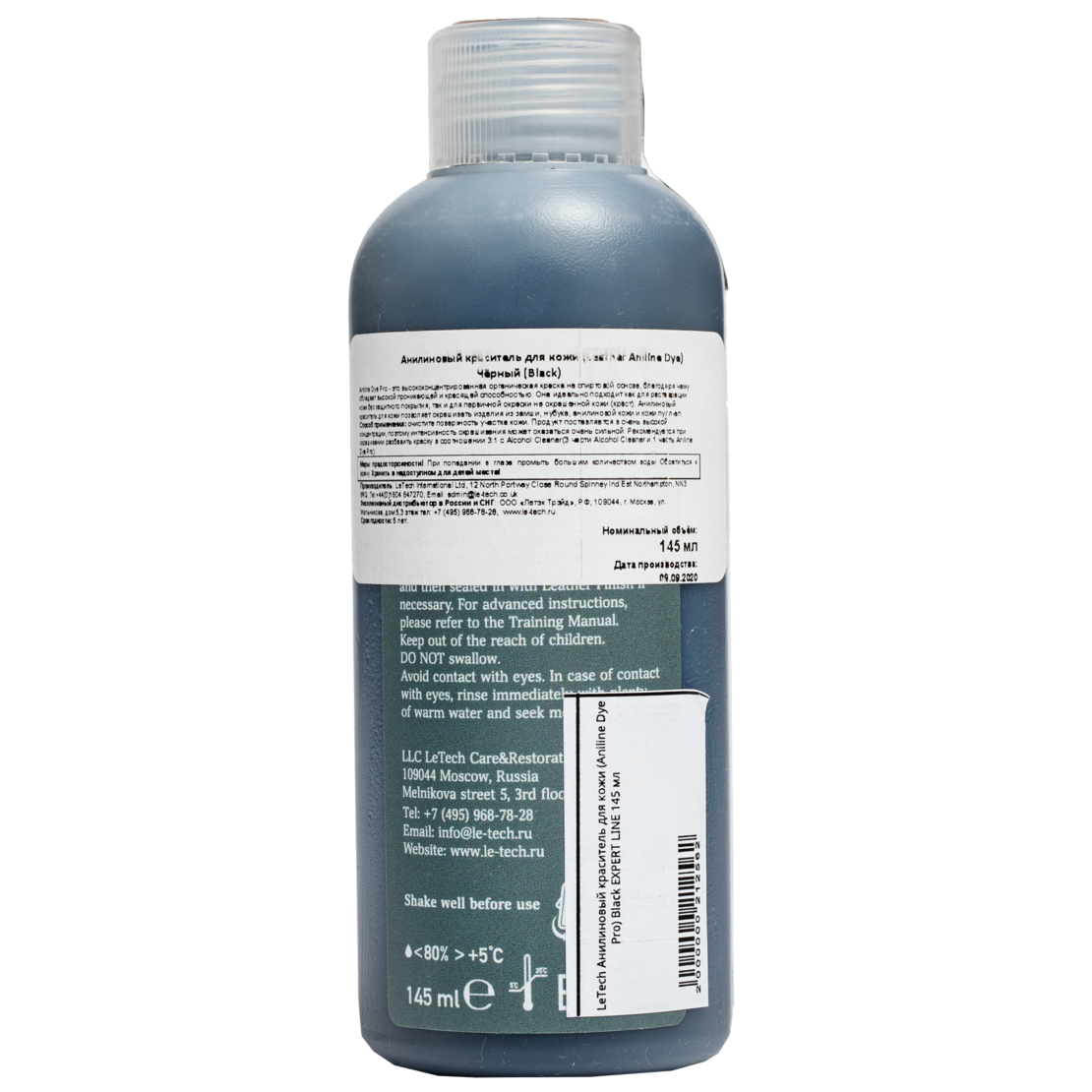 LeTech Анилиновый краситель для кожи (Aniline Dye Pro) Black Expert ...