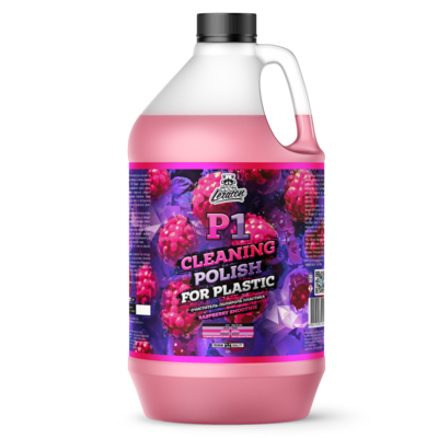 Очиститель-полироль пластика LERATON P1 RASPBERRY SMOOTHIEL 3,8л