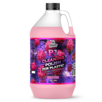 Очиститель-полироль пластика LERATON P1 RASPBERRY SMOOTHIEL 3,8л