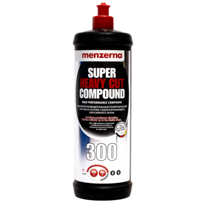 Высокоабразивная полировальная паста Menzerna Super Heavy Cut Compound 300, 1л