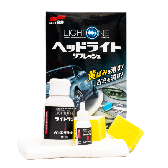 Soft99 Покрытие для фар и пластика Light One 50+8мл 03133 купить