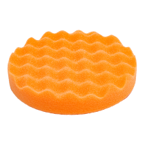 JETAPRO Полировальный поролоновый диск средней жесткости рифленый оранжевый 125х150x30мм 5873312