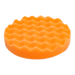JETAPRO Полировальный поролоновый диск средней жесткости рифленый оранжевый 125х150x30мм 5873312