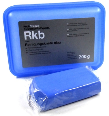 KochChemie Полировочная чистящая синяя глина ReiniGungsknete Blau 100гр 183100