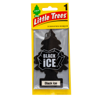 Little Trees Ароматизатор Ёлочка «Черный лёд» (Black Ice)