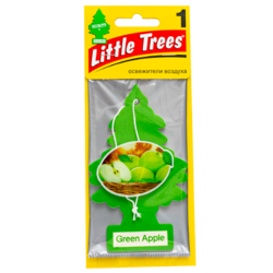 Little Trees Ароматизатор Большая ёлочка «Зелёное яблоко» (Green Apple)