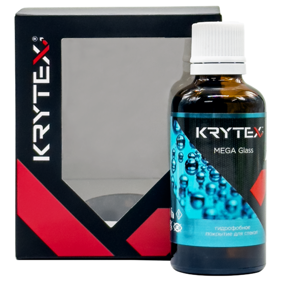 KRYTEX Защитное гидрофобное покрытие для стекла (антидождь) MEGA Glass ...