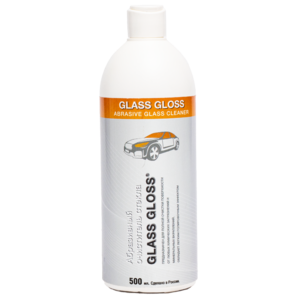 Glass Gloss Абразивный очиститель стекла Abrasive Glass Cleaner  500мл