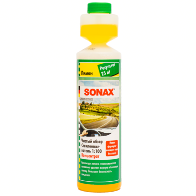 Sonax Стеклоомыватель концентрат 1:100 (лимон) 250мл 373141