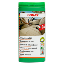Sonax Салфетки для очистки кожи в тубе Leather Care Wipes 412300