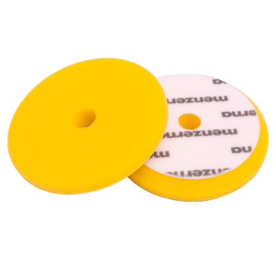 Желтый поролоновый полировальный диск Menzerna для среднеагрессивной полировки 130/150мм.