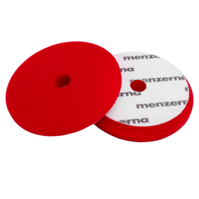 Красный поролоновый полировальный диск Menzerna для грубой полировки 130/150мм.