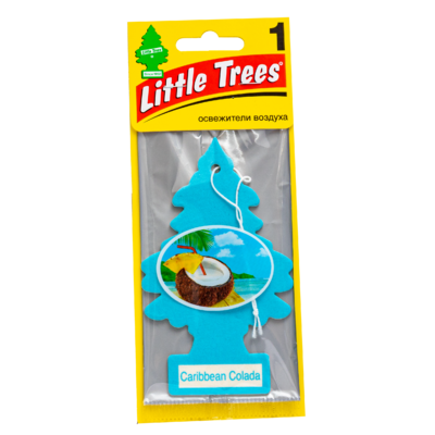 Little Trees Ароматизатор Ёлочка Карибский коктейль (Caribbean Colada)