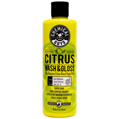 Chemical Guys Шампунь для ручной мойки Citrus Wash & Gloss 473мл CWS_301_16