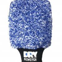 Dry Monster Синяя микрофибровая варежка для мойки Mitt DMM-B