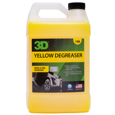 3D Удалитель тормозной пыли и жирных пятен c покрышек Yellow Degreaser 3,785л 106G01