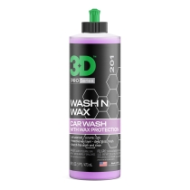 3D Рh-сбалансированный шампунь с воском 2 в 1 для кузова 480 мл Wash N Wax 201OZ16