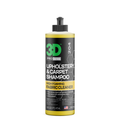 3D Шампунь для ковров, сидений, велюра и обивки Upholstery and Carpet Shampoo 480 мл 204OZ16