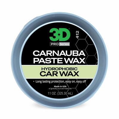 3D Воск карнаубы с усилением блеска и глубины цвета Carnauba Paste Wax Paste 327 г 412