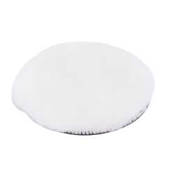 3D Несинтетический круг из шерсти ягненка, прошитый по краям Knitted Wool White Pad 178мм K-KW7
