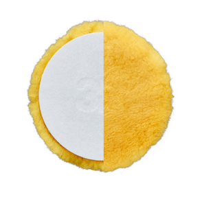 3D Несинтетический круг из шерсти ягненка Yellow X-Cut Lamb Wool Pad 203мм K-XW8