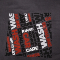 Футболка темно-серая LERATON CROSSWORD grey/black/red/white размер 2XL