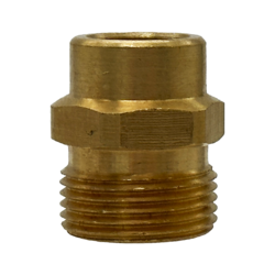 TOR Переходник M22x1.5внеш - 1/4внут. 400bar. латунь M-56520