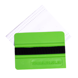 Uzlex EASY STICK ракель простой мягкий зеленый 4 с двойной микрофиброй 21911081