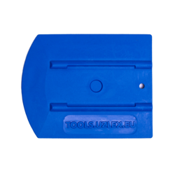 Uzlex Ракель эргономичный 35 М2 синий 4+ (110 x 90 мм + 30 град.) серия WRAP 21910599