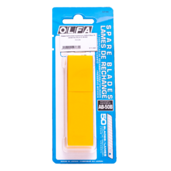 Лезвия OLFA сегментированные, 9х80х0,38мм, 13 сегментов, 50 шт OL-AB-50B