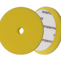 Желтый поролоновый полировальный диск Menzerna для среднеагрессивной полировки 75/95мм.
