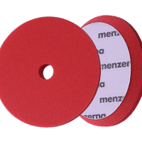 Красный поролоновый полировальный диск Menzerna для грубой полировки 75/95мм.