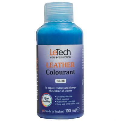 LeTech Краска для кожи (Leather Colourant) Blue Expert Line 100мл