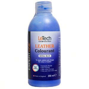 LeTech Краска для кожи (Leather Colourant) Royal Blue Expert Line 200мл