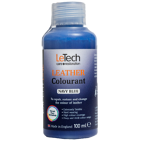 LeTech Краска для кожи (Leather Colourant) Navy Blue Expert Line 100мл