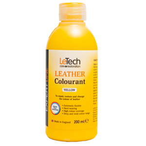 LeTech Краска для кожи (Leather Colourant) Yellow Expert Line 200мл