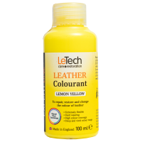 LeTech Краска для кожи (Leather Colourant) Lemon Yellow Expert Line 100мл