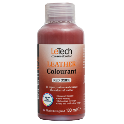 LeTech Краска для кожи (Leather Colourant) Red Oxide Expert Line 100мл