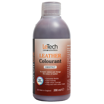 LeTech Краска для кожи (Leather Colourant) Chestnut Expert Line 200мл