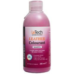 LeTech Краска для кожи (Leather Colourant) Magenta Expert Line 200мл