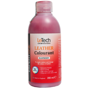 LeTech Краска для кожи (Leather Colourant) Raspberry Expert Line 200мл