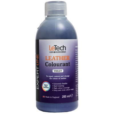 LeTech Краска для кожи (Leather Colourant) Violet Expert Line 200мл
